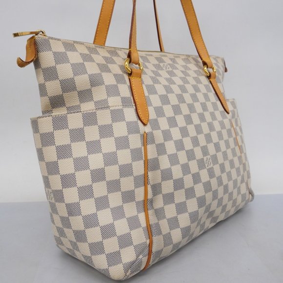 LOUIS VUITTON Damier Azur Totally MM N41279 Tote Bag White - Picture 2 of 16
